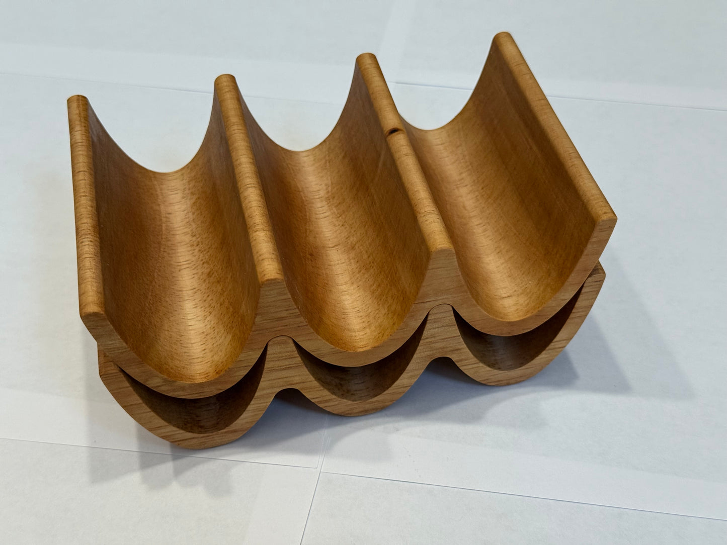 Solid Hardwood Taco Holders, Taco Stand, Taco Display, Taco Tray