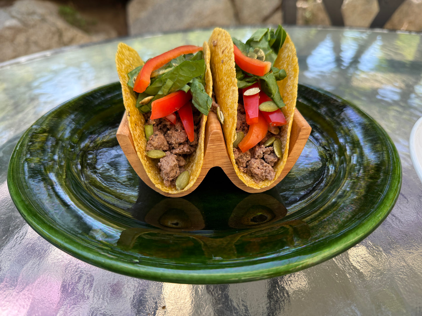 Solid Hardwood Taco Holders, Taco Stand, Taco Display, Taco Tray