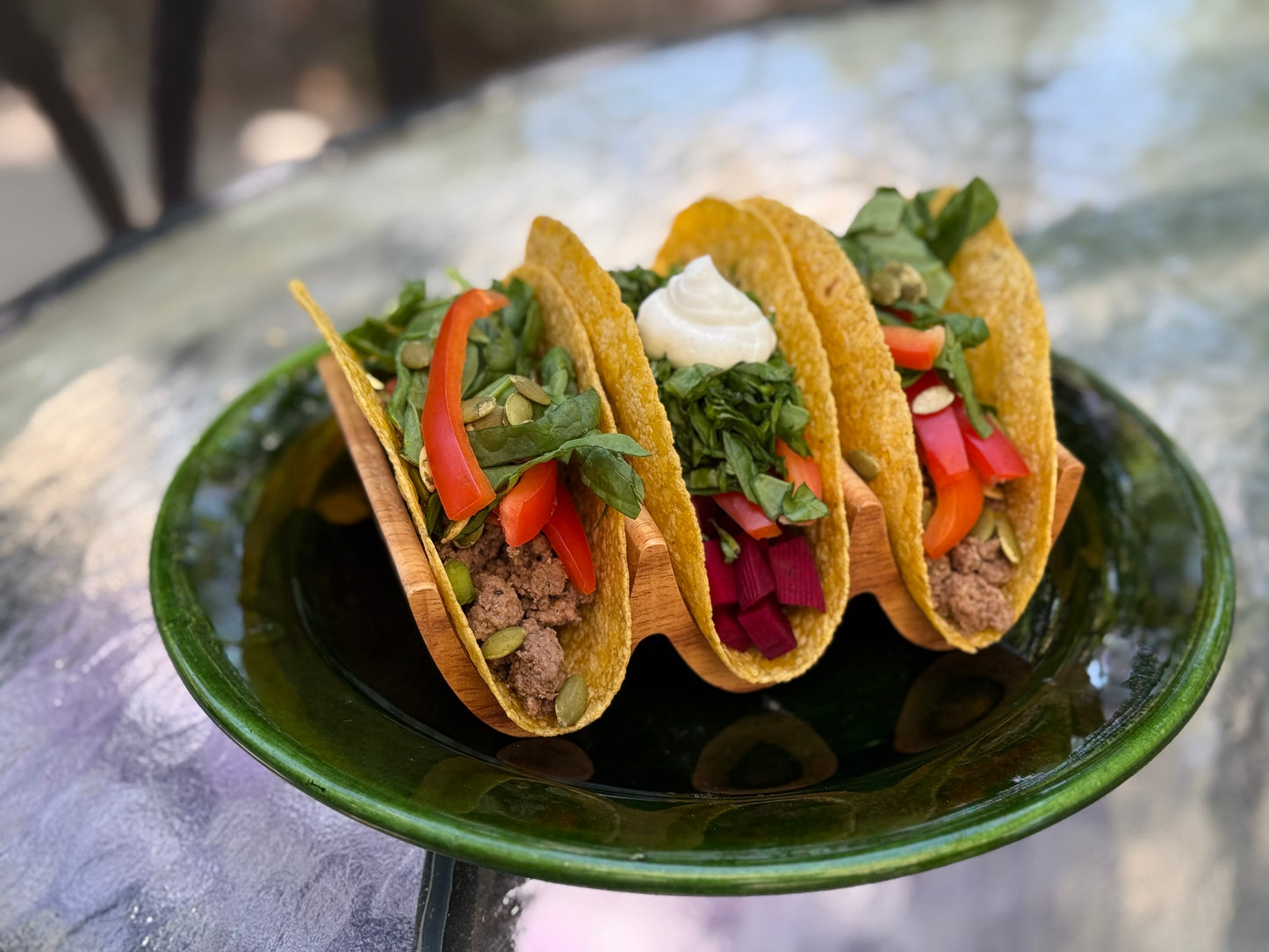 Solid Hardwood Taco Holders, Taco Stand, Taco Display, Taco Tray